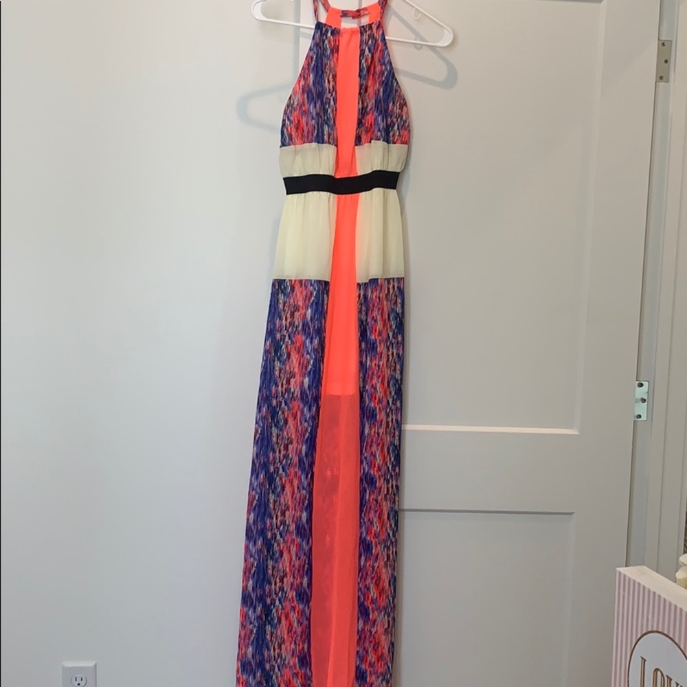 Multicolored maxi dress